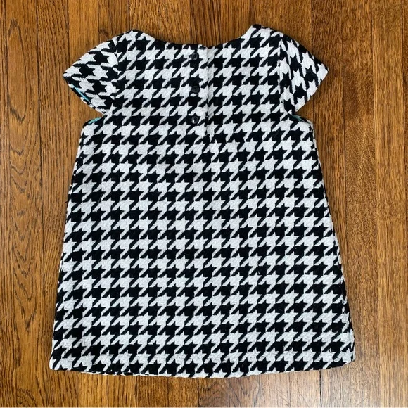 Janie and Jack 12-18 Months Black and White Houndstooth Bow Dress - Picture 7 of 7